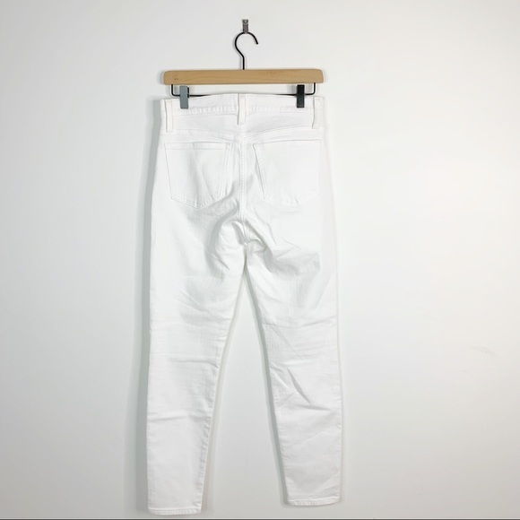 J. Crew Toothpick White Skinny Leg Denim Jeans 28 - Picture 5 of 10